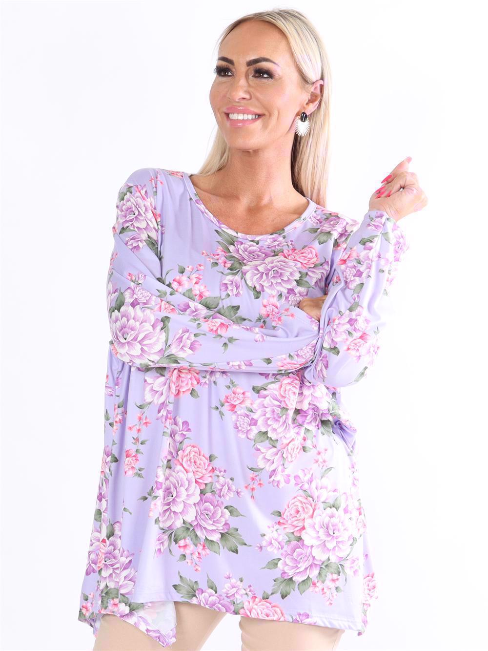 Lois - Mjuk blus med tryck